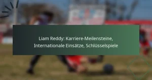 Liam Reddy: Karriere-Meilensteine, Internationale Einsätze, Schlüsselspiele